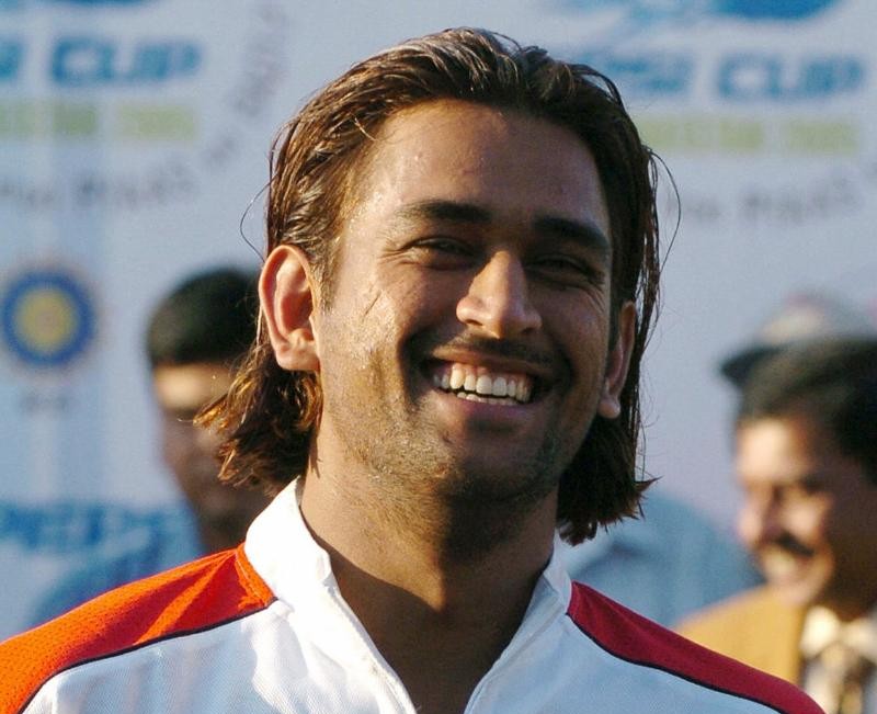 Young Dhoni Portrait